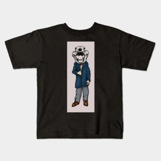 Navy bear boy Kids T-Shirt